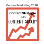 Content Marketing Studie 2016: Content Strategie oder Content Shock