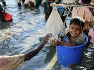 Rohingya Flüchtlinge in Bangladesch Foto: Abir Abdullah / European Pressphoto-Agency